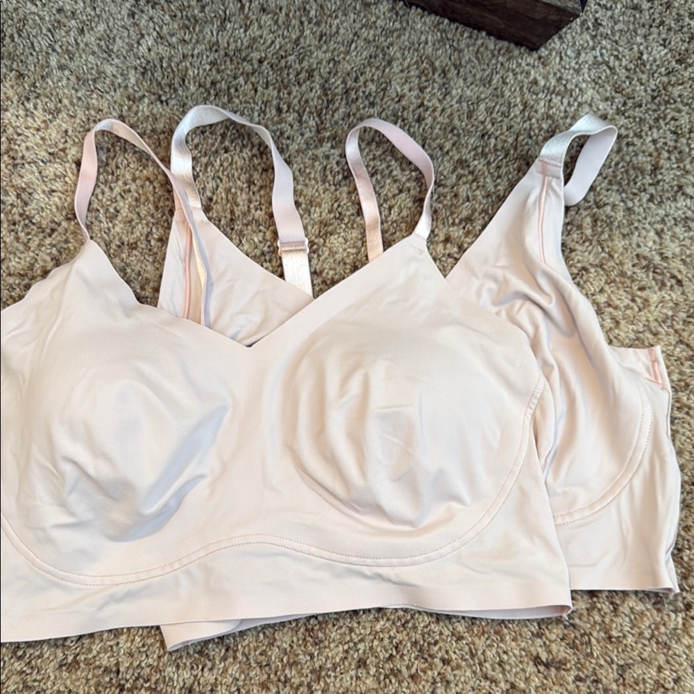 True & Co. Soft Pink Bralette Set